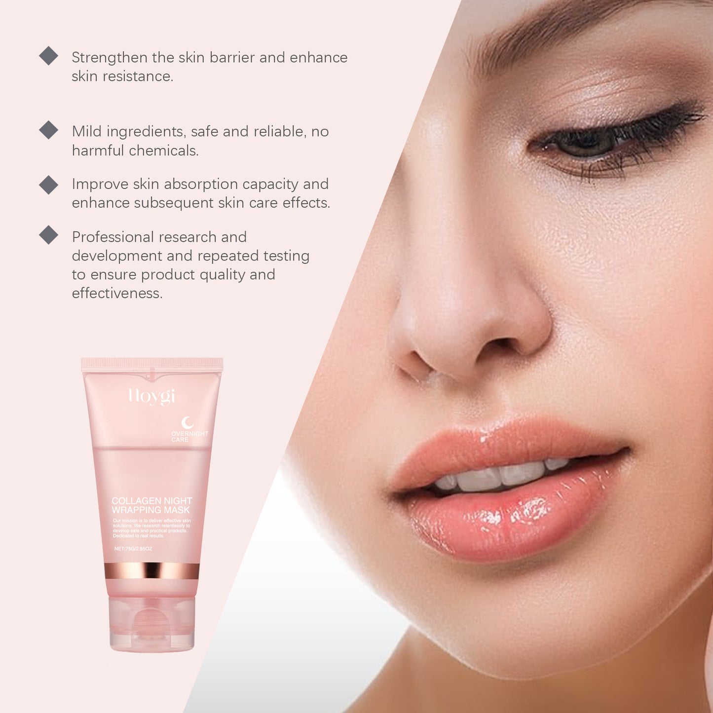 Korean Collagen Face Mask + Free Brush