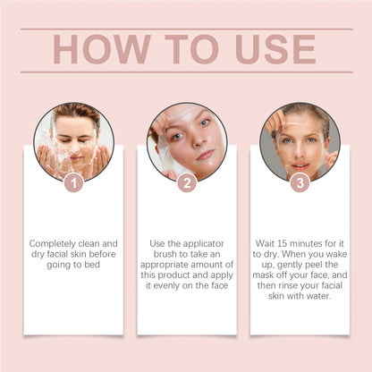 Korean Collagen Face Mask + Free Brush