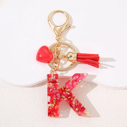 Rose Gold Alphabet Tassel