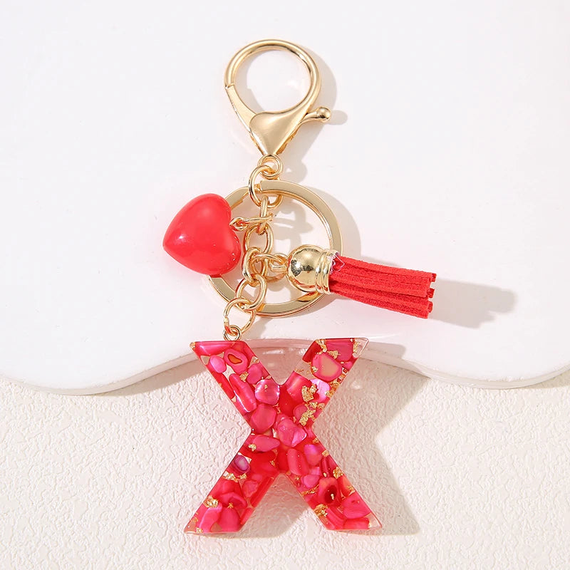 Rose Gold Alphabet Tassel