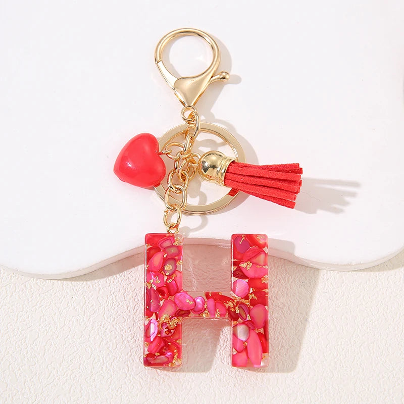 Rose Gold Alphabet Tassel